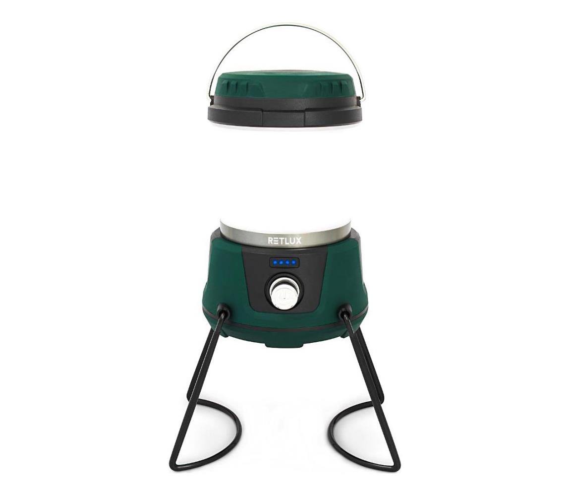 - LED Ściemnilana przenośna lampa z funkcją power banku LED/3W/4400 mAh IPX2