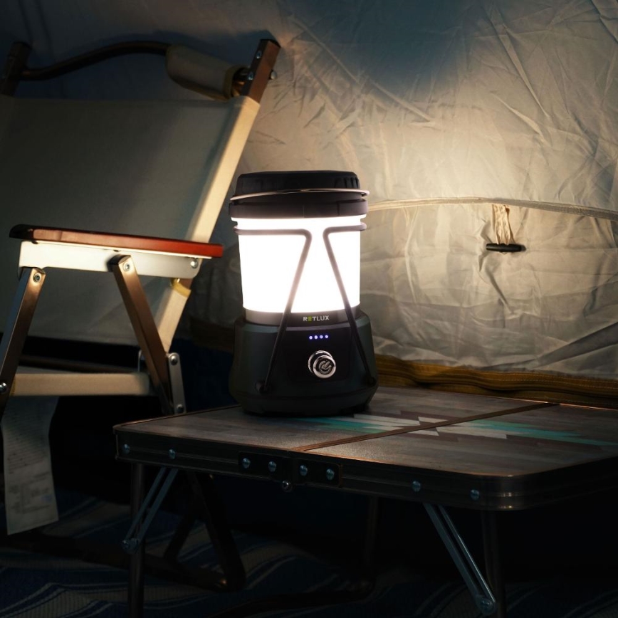 LED Ściemnialna przenośna lampa z funkcją power banku LED/3W/4400 mAh IPX2