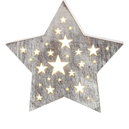 LED Świąteczna dekoracja 1×LED/2×AAA ciepła biel
