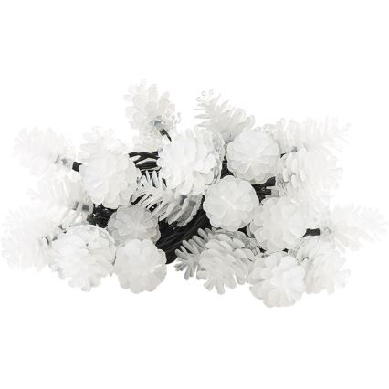 LED Zewnętrzny łańcuch bożonarodzeniowy 40xLED/15m IP44 ciepły biały