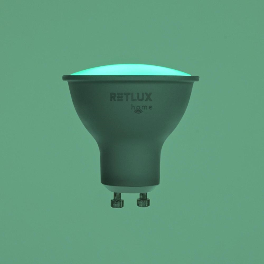 Ściemniana żarówka LED RGBW MR16 GU10/4,5W/230V 2700-6500K Wi-Fi Tuya