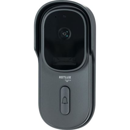 Dzwonek wideo z czujnikiem ruchu 5MPx 1440p 5200 mAh Wi-Fi IP65 antracyt