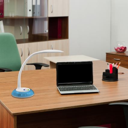 LED Lampa stołowa COSMOS LED-RGB/6,5W/230V biały