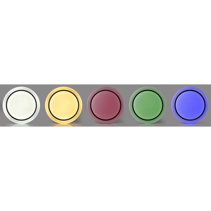 RGB LED Plafon ściemnialny UFO LED/48W/230V WiFi Tuya