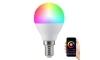 RGB LED Ściemnialna żarówka G45 E14/5,5W/230V 2700-6500K Wi-fi Tuya
