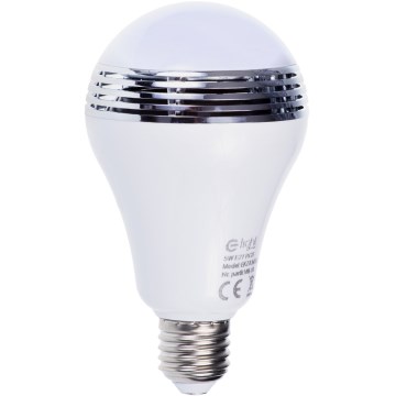 RGB LED żarówka z głośnikiem Bluetooth E27/8W/230V 2700K