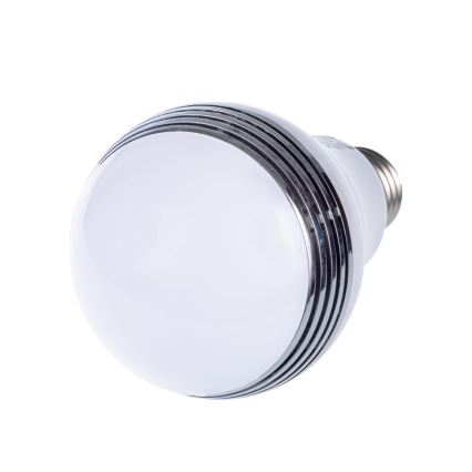 RGB LED żarówka z głośnikiem Bluetooth E27/8W/230V 2700K