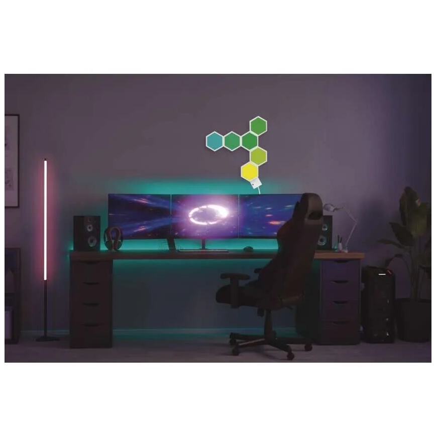 RGBIC Lampa ściemnialna stołowa GoSmart LED/5,5W/230V Wi-Fi Tuya