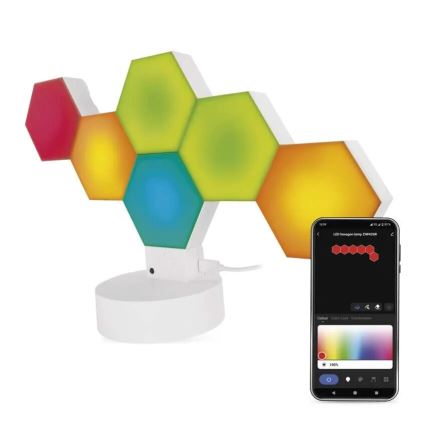 RGBIC Lampa ściemnialna stołowa GoSmart LED/5,5W/230V Wi-Fi Tuya