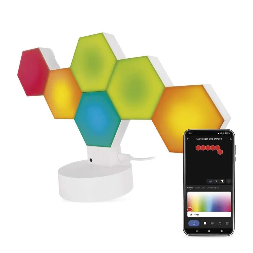RGBIC Lampa ściemnialna stołowa GoSmart LED/5,5W/230V Wi-Fi Tuya
