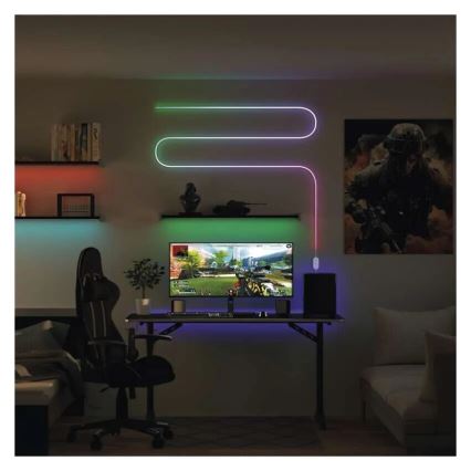 RGBIC LED Taśma ściemnialna GoSmart LED/33W/230V 5 m Wi-Fi Tuya