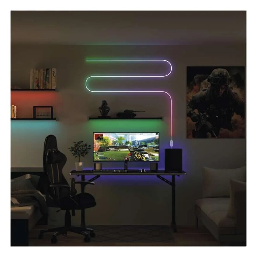 RGBIC LED Taśma ściemnialna GoSmart LED/33W/230V 5 m Wi-Fi Tuya