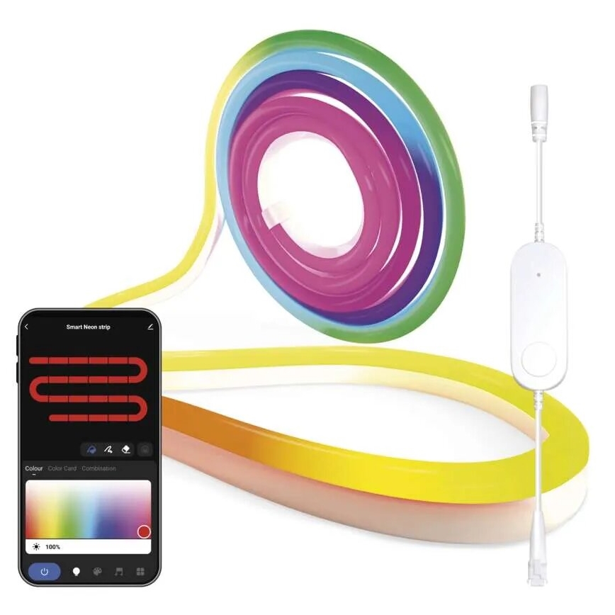 RGBIC LED Taśma ściemnialna GoSmart LED/33W/230V 5 m Wi-Fi Tuya