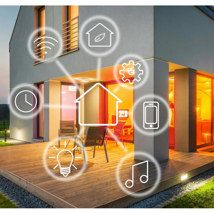RGBW LED Żarówka ściemnialna A65 E27/11W/230V 2700-6500K Wi-Fi Tuya