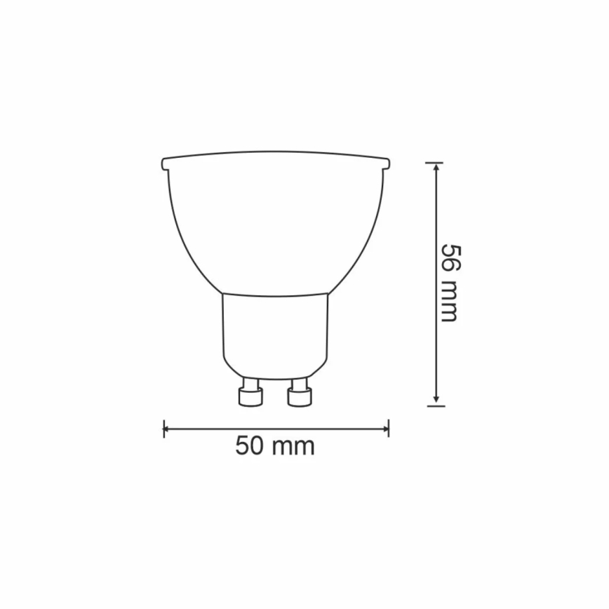 RGBW LED Żarówka ściemnialna G45 GU10/5,5W/230V 2700-6500K Wi-Fi Tuya