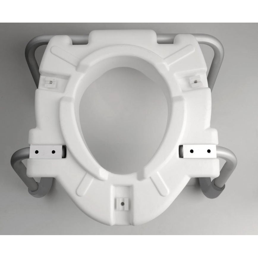 Ridder - Podwyższana deska sedesowa z uchwytami, biała