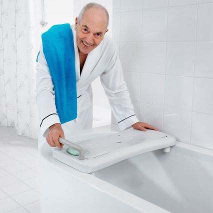 Ridder - Siedzisko do wanny z uchwytem 31x70 cm białe