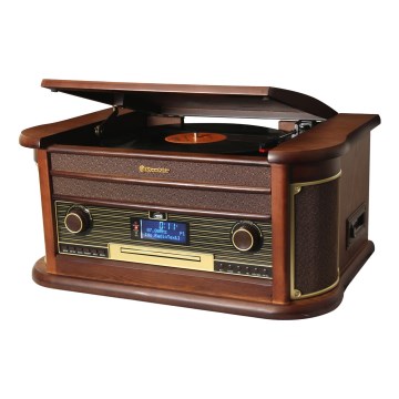 Roadstar HIF-1996D+BT - system Hi-Fi z gramofonem, radiem, odtwarzaczem CD i magnetofonem kasetowym 40W/230V + pilot zdalnego sterowania