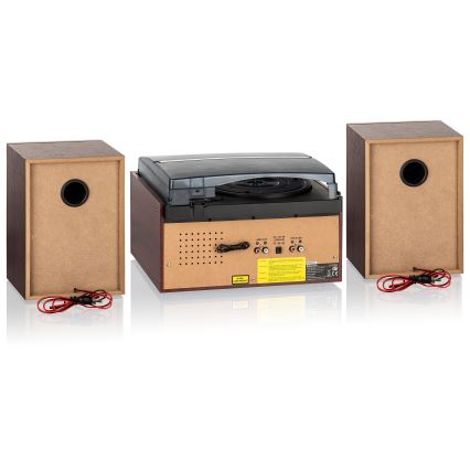 Roadstar HIF-8892 EBT - system Hi-Fi z gramofonem, odtwarzaczem CD i magnetofonem kasetowym, 64 W/230 V + pilot