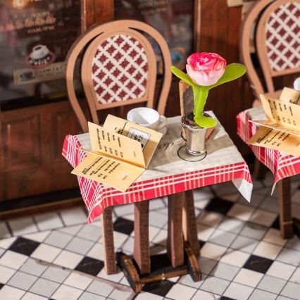 RoboTime - 3D układanka LED Podpórka do książek Spotkanie w pasażu z książkami 2xAAA