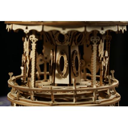 RoboTime - 3D puzzle z pozytywką Romantyczna karuzela
