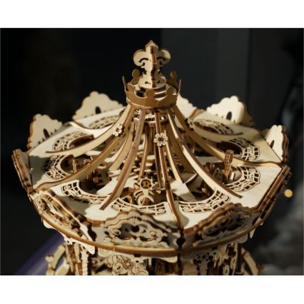 RoboTime - 3D puzzle z pozytywką Romantyczna karuzela