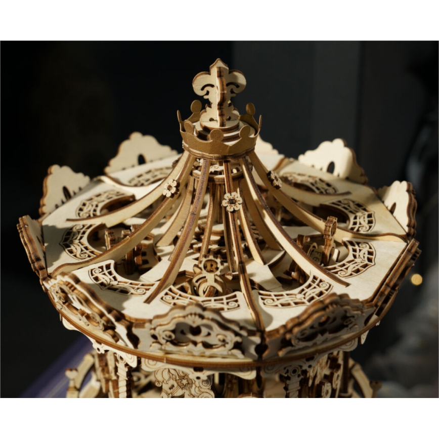 RoboTime - 3D puzzle z pozytywką Romantyczna karuzela