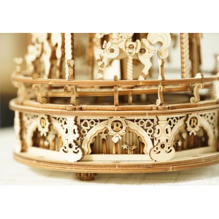 RoboTime - 3D puzzle z pozytywką Romantyczna karuzela