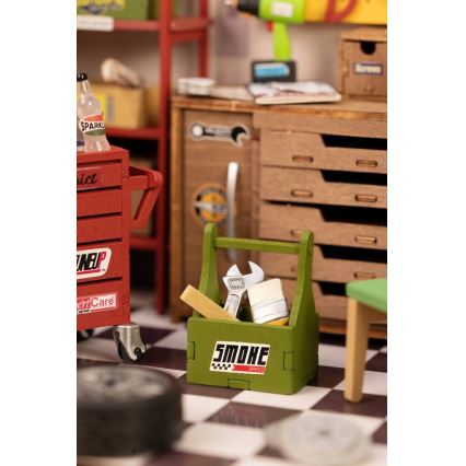 RoboTime - Miniaturowy dom Garaż 2xAAA