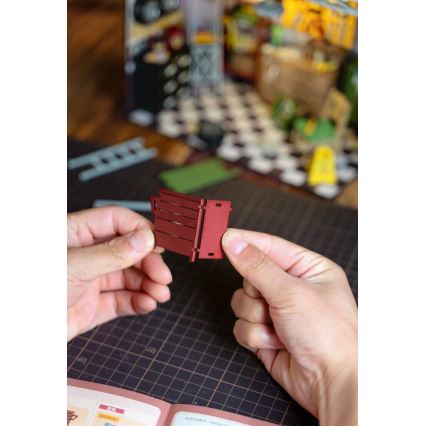 RoboTime - Miniaturowy dom Garaż 2xAAA