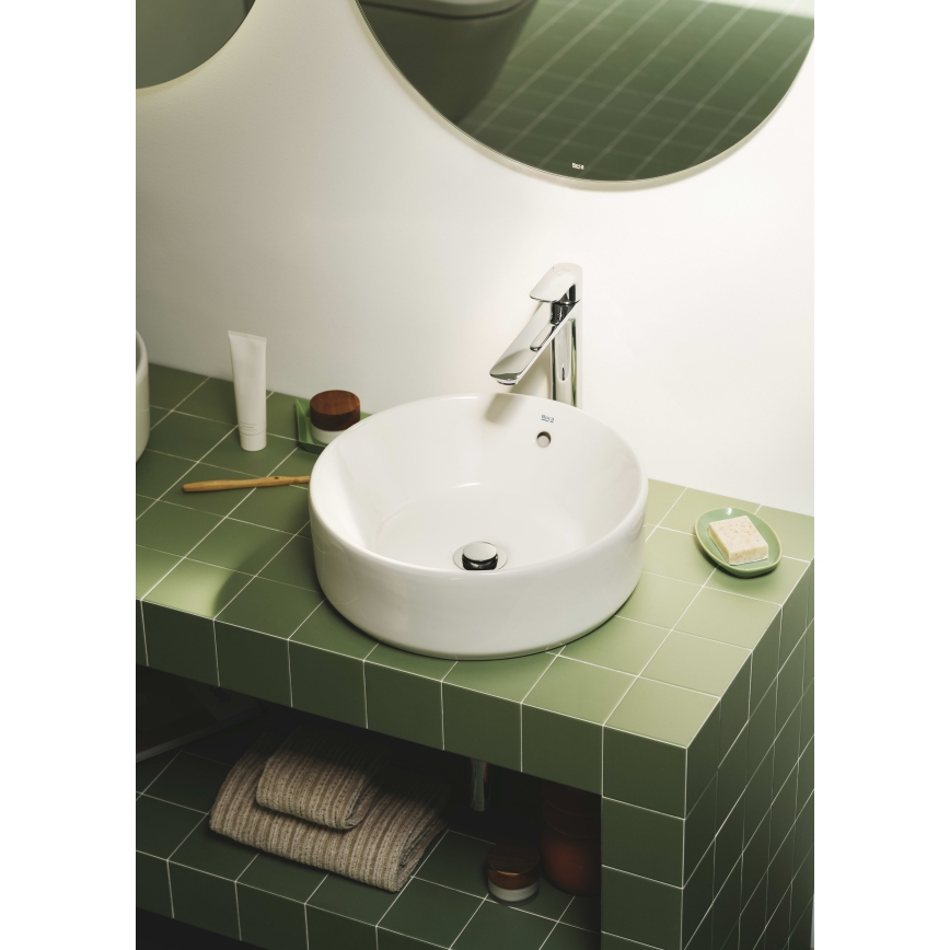 Roca A3270MJ000 - Umywalka nablatowa GAP śr. 39 cm ceramika/biały