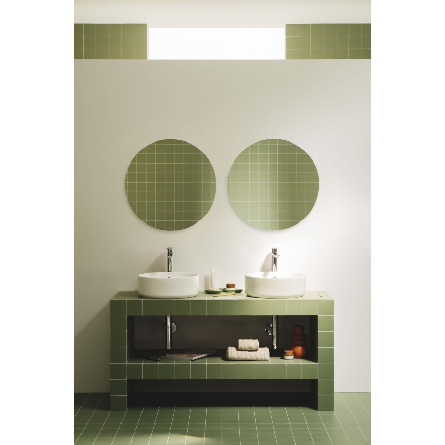 Roca A3270MJ000 - Umywalka nablatowa GAP śr. 39 cm ceramika/biały