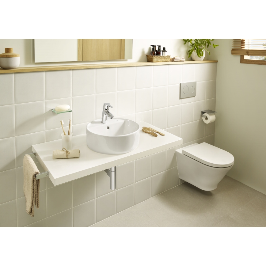 Roca A3270MJ000 - Umywalka nablatowa GAP śr. 39 cm ceramika/biały