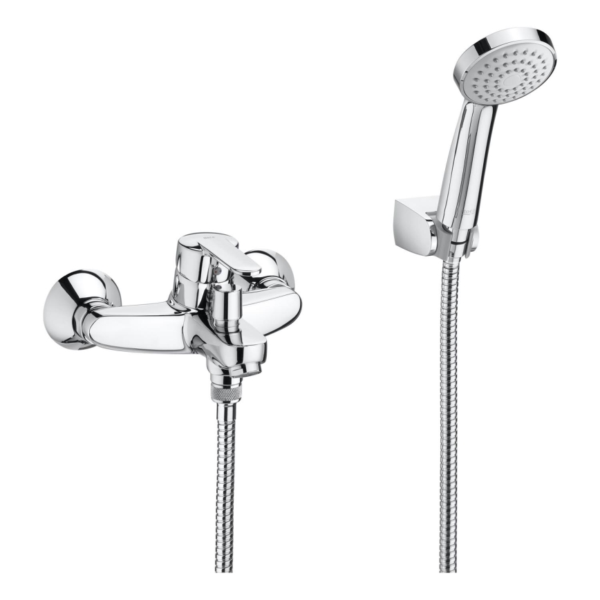Roca A5A0125C02 - Zestaw wannowy z baterią VICTORIA chrom błyszczący