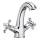Roca A5A3A4BC00 - Kran do umywalki + odpływ z przelewem CARMEN 17,8 cm chrom błyszczący