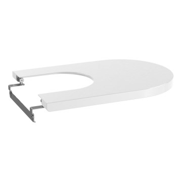 Roca A80652200B - Deska bidetowa z systemem SoftClose INSPIRA supralit/biała