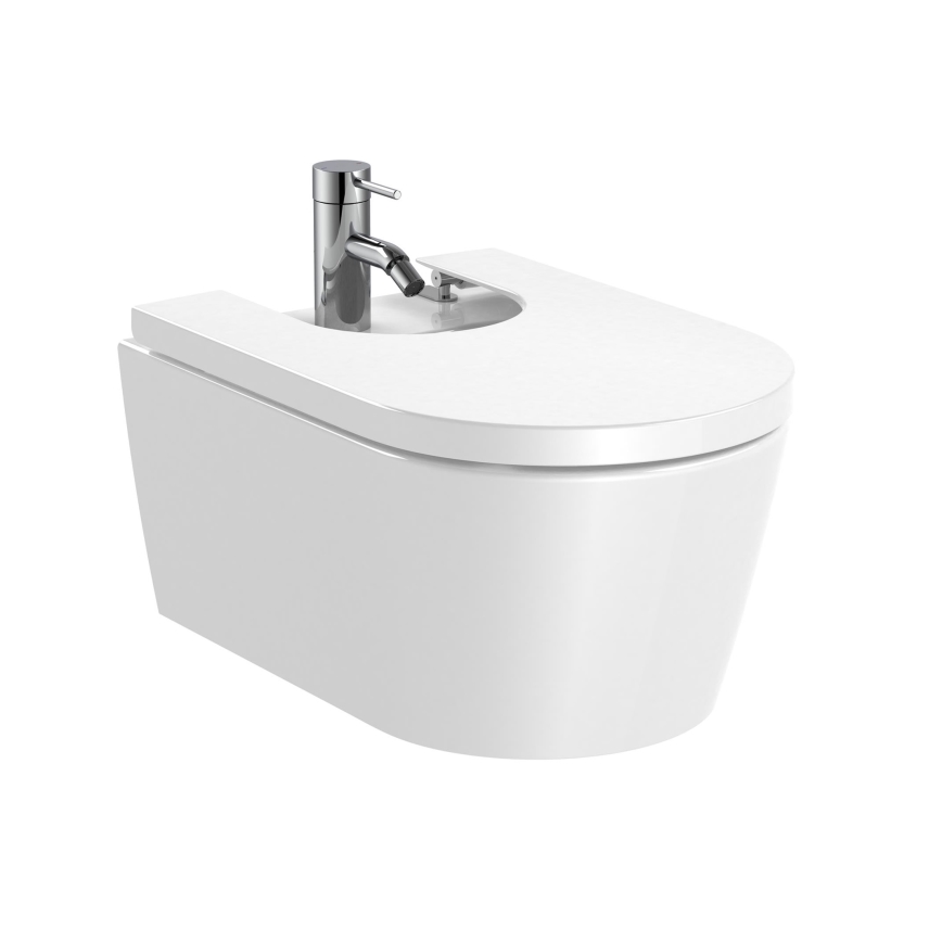 Roca A80652200B - Deska bidetowa z systemem SoftClose INSPIRA supralit/biała
