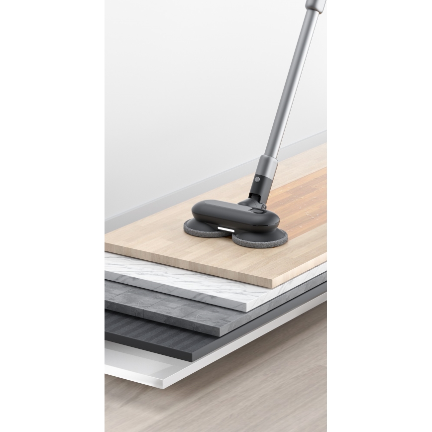 ROIDMI RI-X30VX - Odkurzacz pionowy z wyświetlaczem OLED i akcesoriami 435W/2500mAh matowy chrom