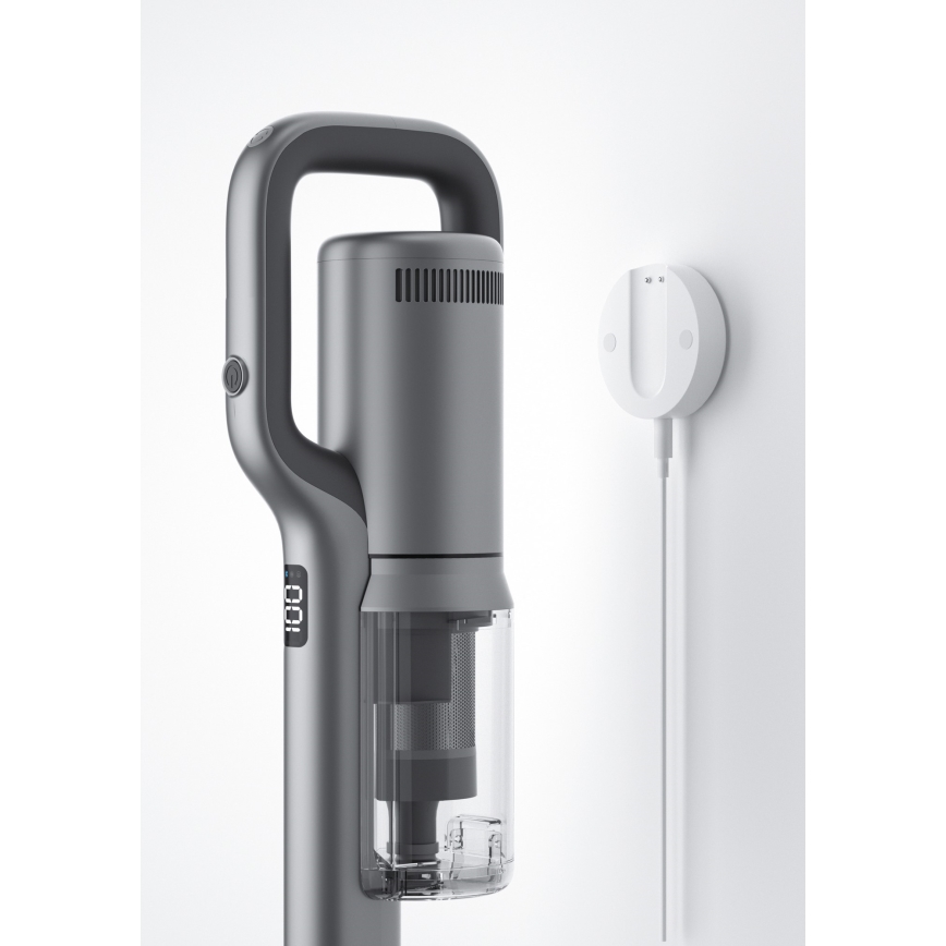 ROIDMI RI-X30VX - Odkurzacz pionowy z wyświetlaczem OLED i akcesoriami 435W/2500mAh matowy chrom