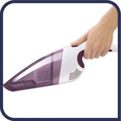 Rowenta - Akumulatorowy odkurzacz ręczny EXTENSO 3,6V bordowy