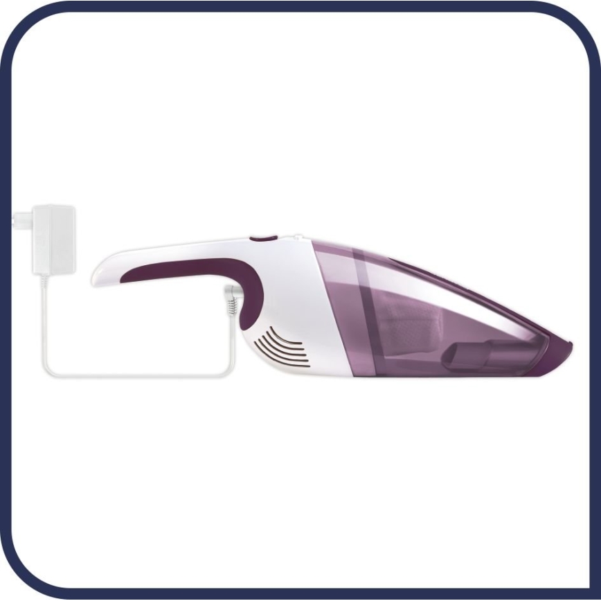 Rowenta - Akumulatorowy odkurzacz ręczny EXTENSO 3,6V bordowy