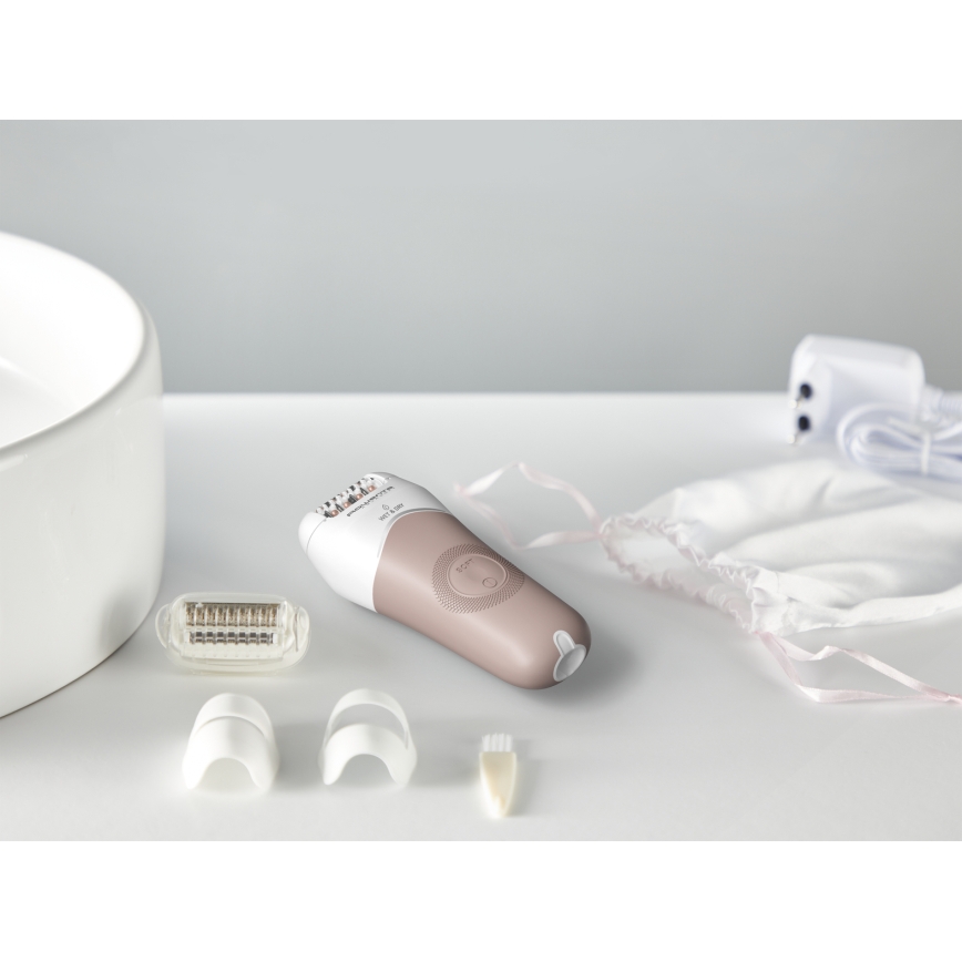 Rowenta - Epilator WET&DRY 4,5W/5V 600 mAh beżowy/złoty