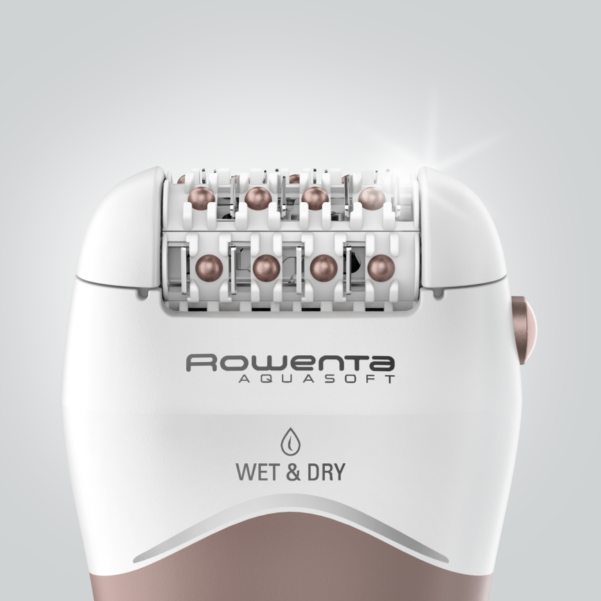 Rowenta - Epilator WET&DRY 4,5W/5V 600 mAh beżowy/złoty