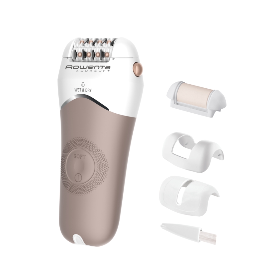 Rowenta - Epilator WET&DRY 4,5W/5V 600 mAh beżowy/złoty