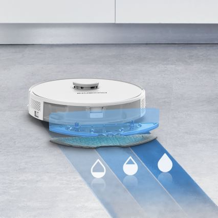 Rowenta - Inteligentny robot odkurzający z mopem X-PLORER S70+ Animal Wi-Fi biały