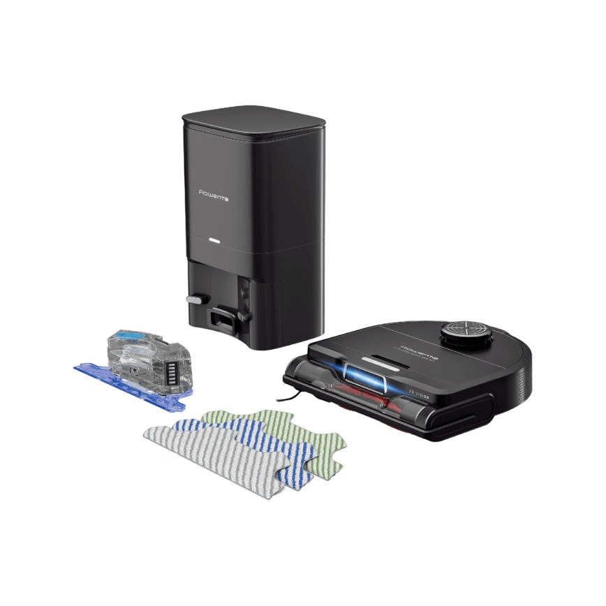 Rowenta - Inteligentny robot sprzątający z mopem X-PLORER S240+ AI Animal & Allergy Wi-Fi 5200 mAh