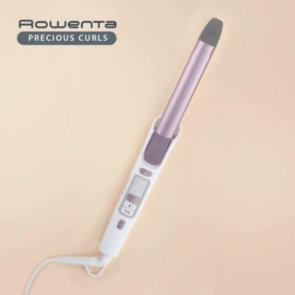 Rowenta - Lokówka PRECIOUS CURLS PREMIUM CARE biała/fioletowa