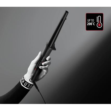 Rowenta - Lokówka stożkowa KARL LAGERFELD czarna