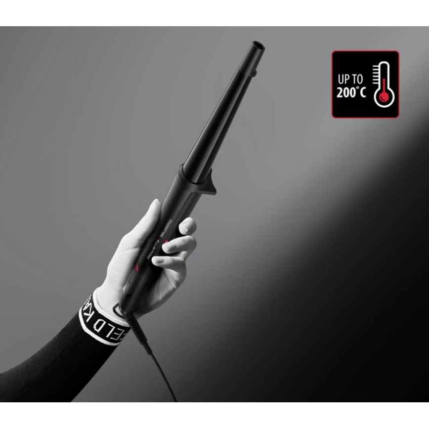 Rowenta - Lokówka stożkowa KARL LAGERFELD czarna