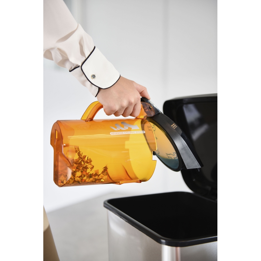 Rowenta - Odkurzacz bezworkowy COMPACT POWER 1,5l 750W/230V czarny/pomarańczowy